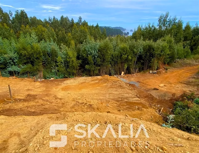 Venta Terreno 754 m2 Altos de Pingueral Tomé. 3 Terrazas