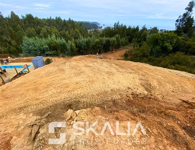 Venta Terreno 754 m2 Altos de Pingueral Tomé. 3 Terrazas
