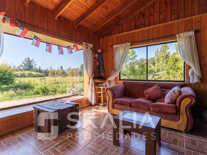 Campo en venta a 2,5 Km. de Hualqui. 34 hectareas.