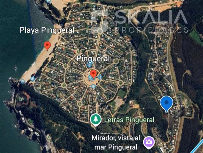 Venta terreno 754 m2 Altos de Pingueral Tomé. 3 Terrazas