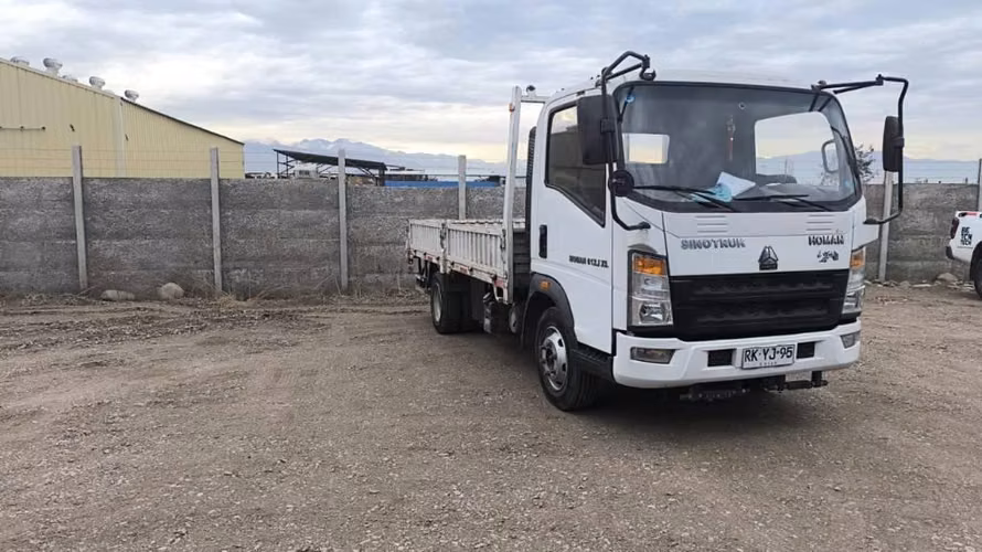 Camion plano
