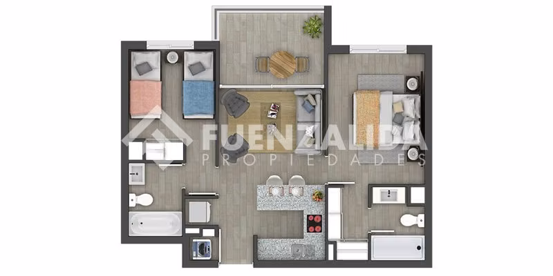 Oportunidad Departamento en venta de 2 dorm. en San Miguel - Imagen 40