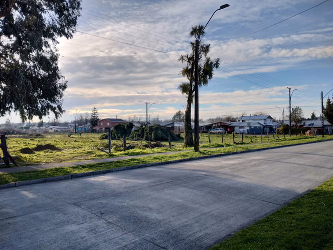 Terreno esquina de 4.895 m² en pleno Cherquenco, comuna de Vilcún — La Araucanía