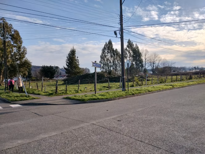 Terreno esquina de 4.895 m² en pleno Cherquenco, comuna de Vilcún — La Araucanía