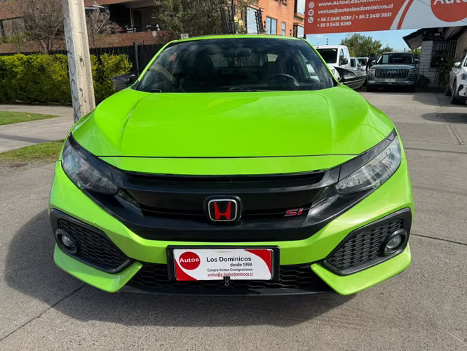 HONDA CIVIC SI 1.5 TURBO MEC FULL CUERO TECHO CARPLAY VER EN LAS CONDES 2018