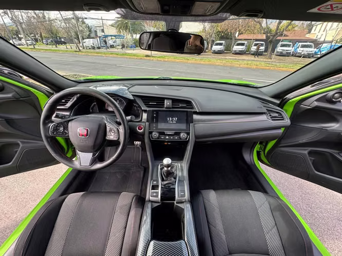 HONDA CIVIC SI 1.5 TURBO MEC FULL CUERO TECHO CARPLAY VER EN LAS CONDES 2018