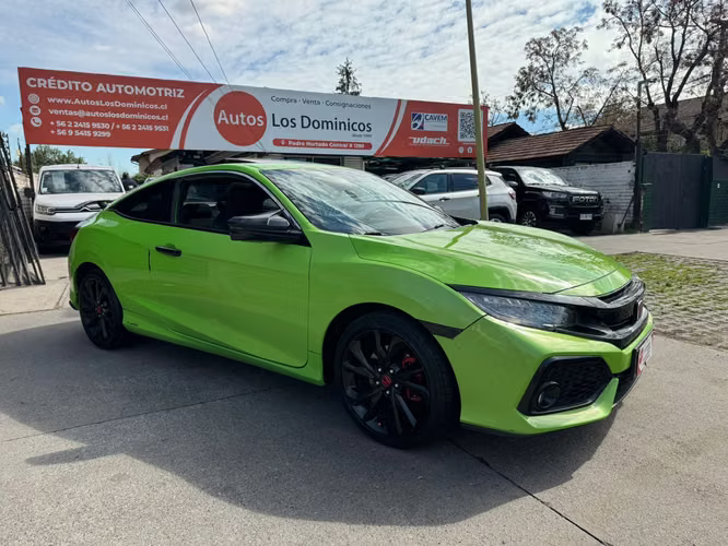 HONDA CIVIC SI 1.5 TURBO MEC FULL CUERO TECHO CARPLAY VER EN LAS CONDES 2018