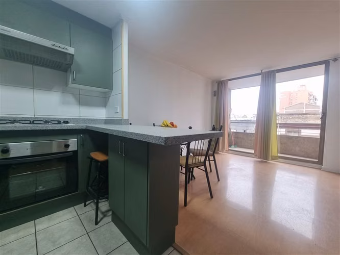 Departamento en venta de 1 dorm. en Santiago