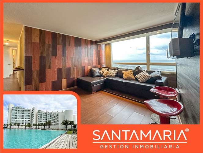 Arriendo Dpto de 2 dorm. vista al mar en San Pedro de la Paz
