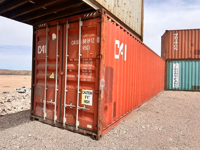CONTAINER HIGH DE 40 PIES