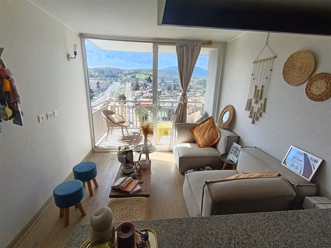 Departamento en arriendo de 2 dorm. en Villa Alemana