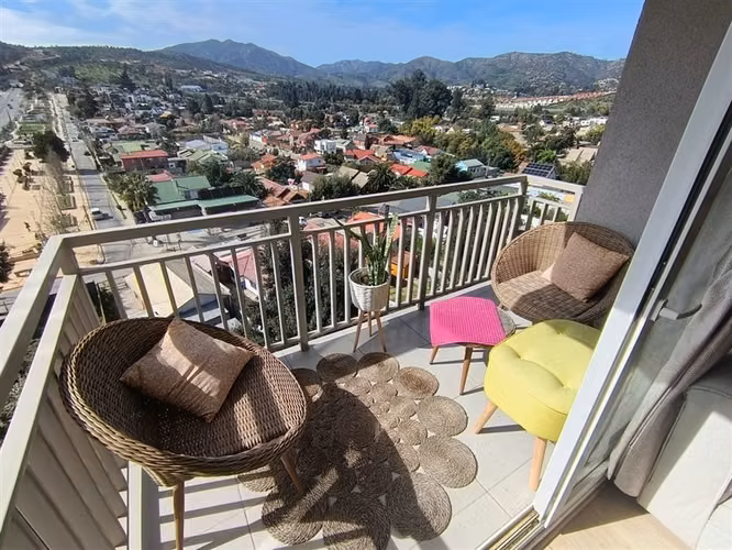 Departamento en arriendo de 2 dorm. en Villa Alemana