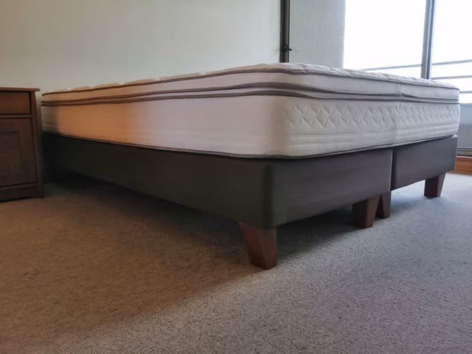 Cama Rosen Classic 2 Plazas + 2 Veladores Rosen - Imagen 3