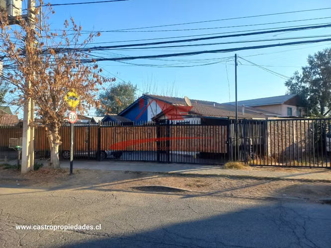 HERMOSA CASA UN PISO, 4HAB 2 BAÑ, QUILICURA