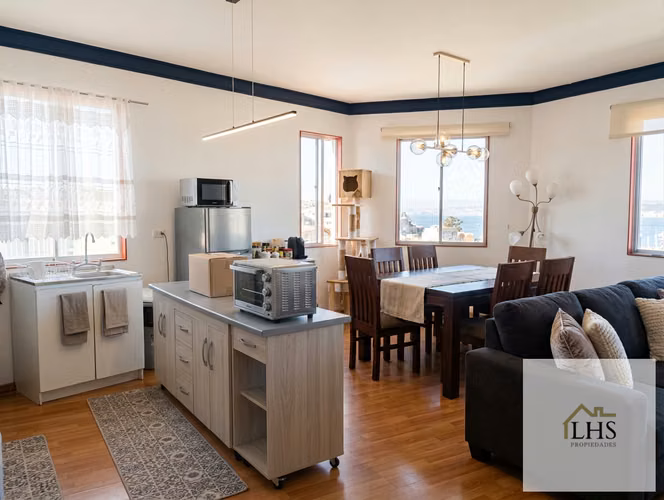 Dúplex 2D/2B con Vista a la Bahía | Cerro Santo Domingo, Valparaíso