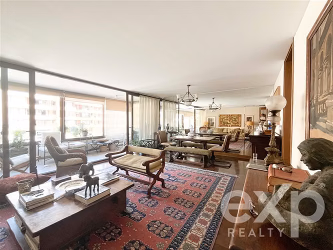 Departamento 188 m, 3D, 3 Estac, Metro Manquehue, Las Condes