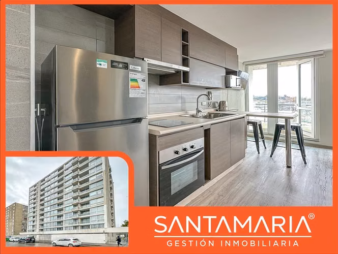 Arriendo Dpto. 1 ambiente con Estac cerca de USS, Concepción