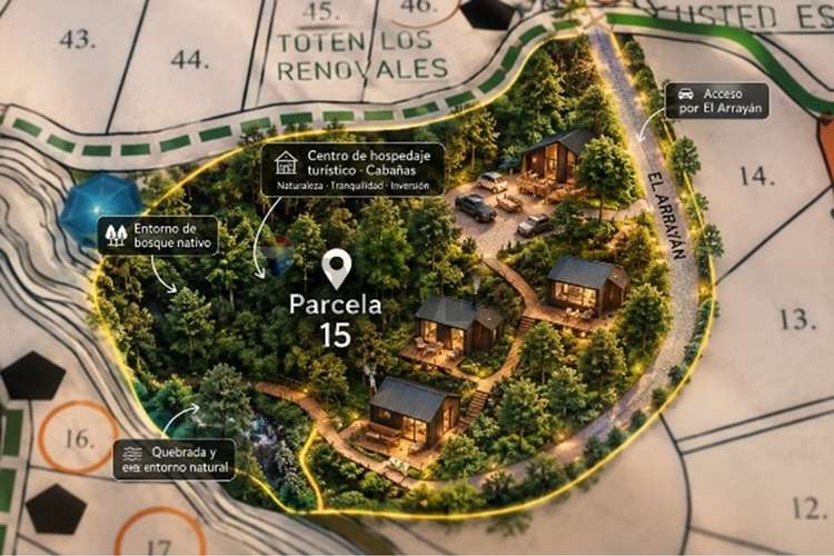 Reserva ecológica huilo huilo sueño de  10.000m²