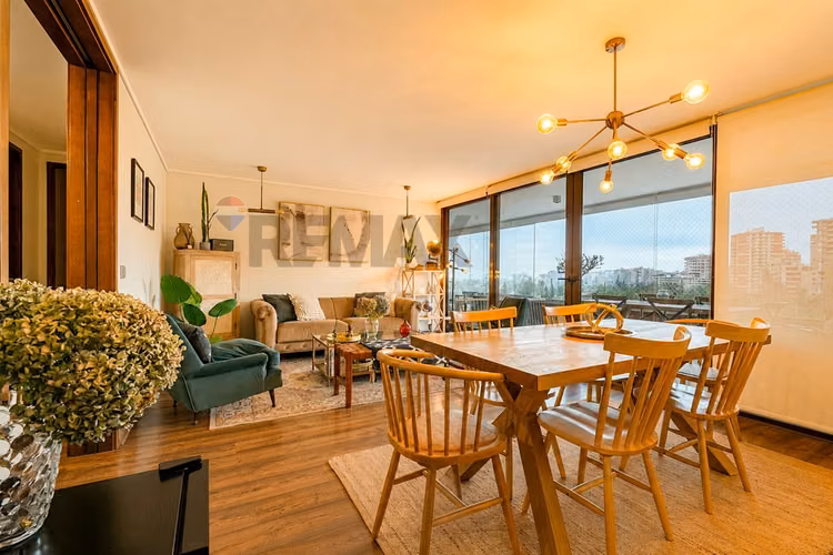 "moderno depto con vista espectacular"