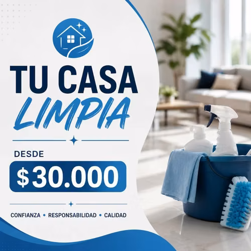  Aseo de Casas y Departamentos en Santiago | Desde $30.000