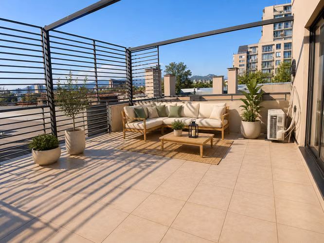 DEPARTAMENTO CON ESPECTACULAR TERRAZA DE 30 METROS CUADRADOS - Imagen 2