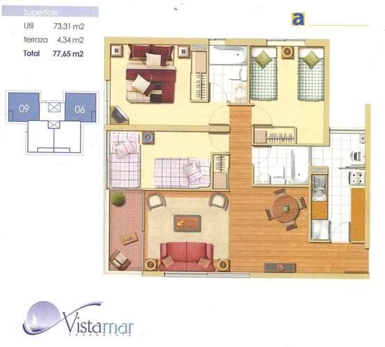Departamento en venta de 3 dorm. en Iquique - Imagen 2