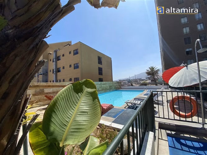 Departamento en arriendo de 1 dorm. en Iquique