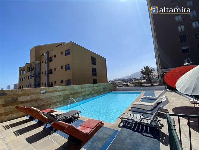 Departamento en arriendo de 1 dorm. en Iquique
