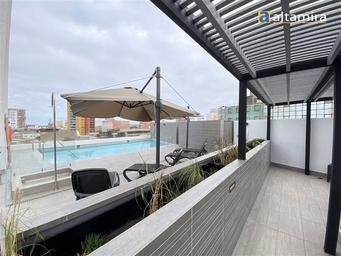 Departamento en arriendo de 1 dorm. en Iquique