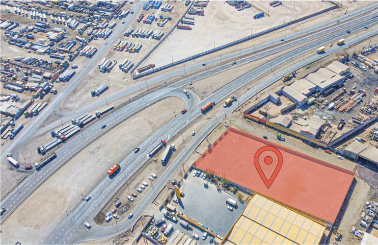 Sitio 5000 M2 en arriendo en Alto Hospicio orilla carretera