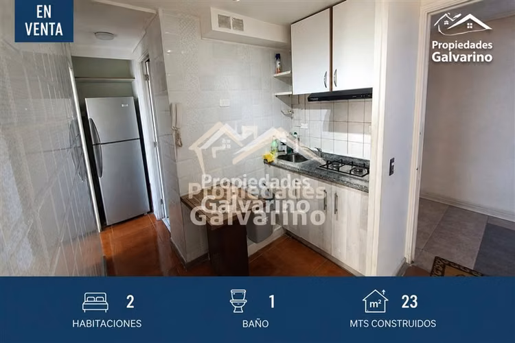 Departamento de 2H en Santiago Centro