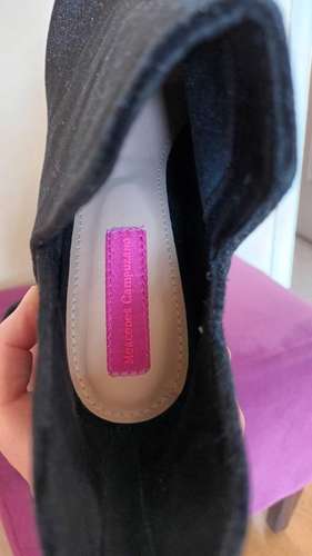 Zapatos terciopelo negro - Imagen 6