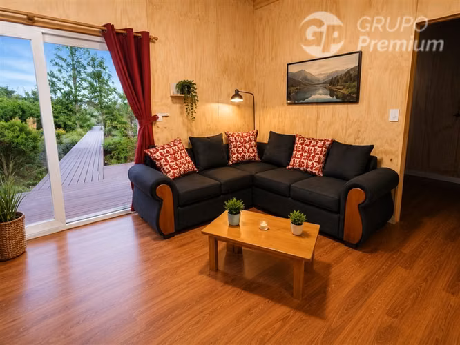 CASA DE 120 M2 - ESTILO MEDITERRANEO EN QUEMCHI
