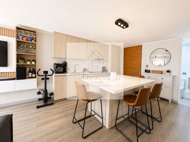 Arriendo moderno depto en ñuñoa