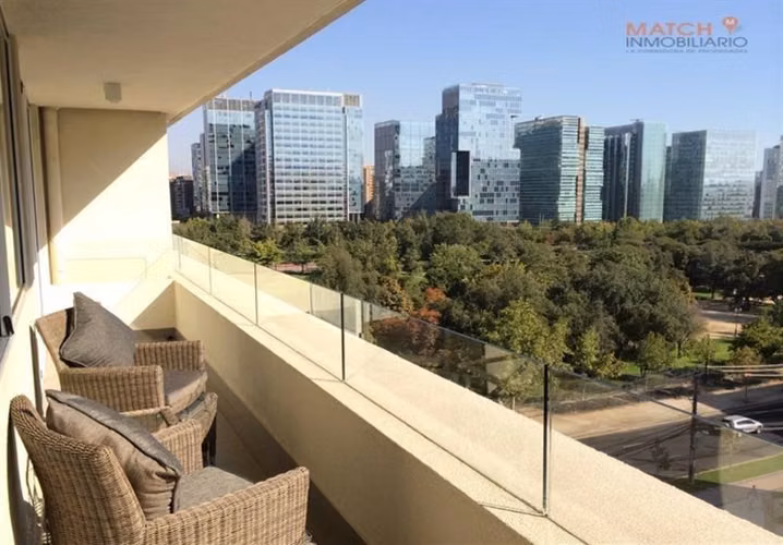 DEPARTAMENTO Amoblado frente a PARQUE ARAUCANO y a minutos de METRO MANQUHUE