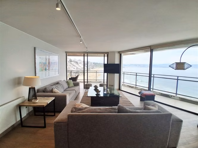 DEPARTAMENTO VENDE EXCLUSIVO DEPTO REMODELADO ORILLA DE MAR. 4D 4B 2E 1B. REÑACA - Imagen 3