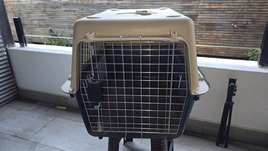 Jaula Kanil Transportadora De Mascotas-Tamaño Mediano