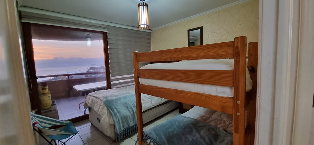Se vende exclusivo departamento amoblado, vista al mar, Jardín del Mar, Reñaca.