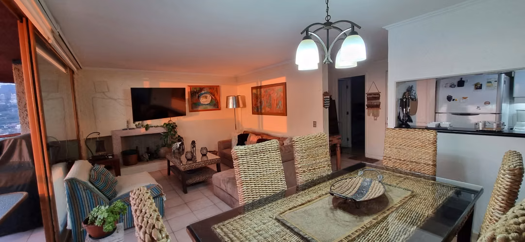 Se vende exclusivo departamento amoblado, vista al mar, Jardín del Mar, Reñaca.