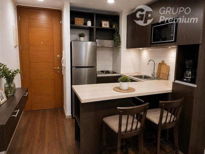 ARRIENDO B.UNIBERSITARIO 1D/1B/BODEGA TERRAZA A/C METRO - Imagen 1