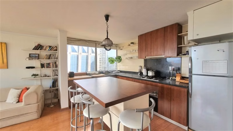 Departamento en arriendo amoblado de 1 dorm. en Las Condes - Imagen 2