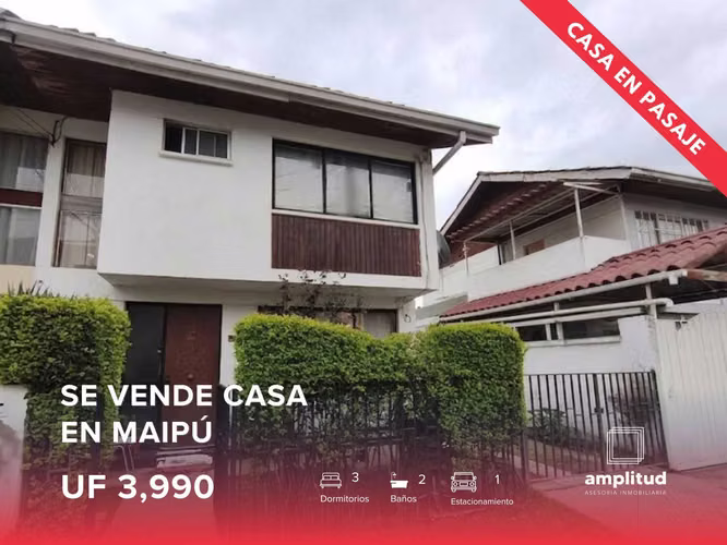 CASA 3D+2B MAIPU metro Santiago Bueras (181552)