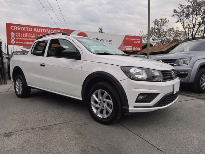 VOLKSWAGEN SAVEIRO D CAB 1.6 MEC FULL CARPLAY VER EN LAS CONDES 2021