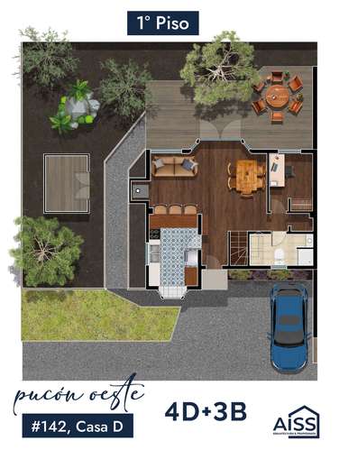 Casa estilo inglés a 10 min del centro de Pucón (181562) - Imagen 2