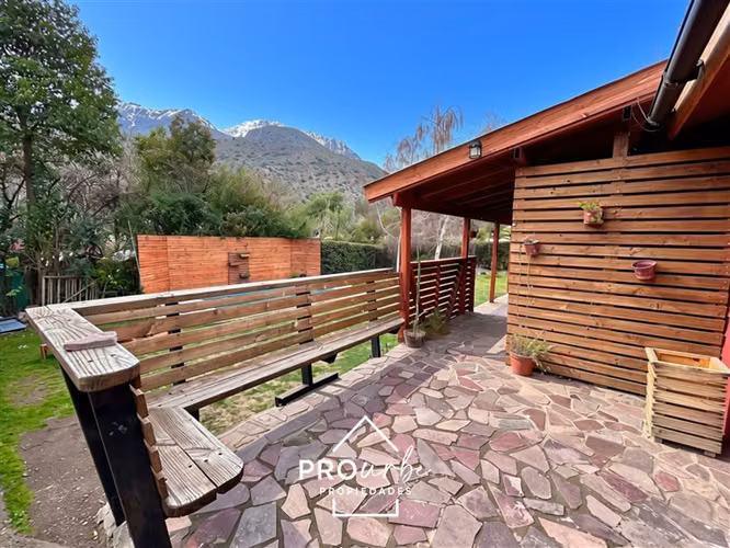Cabaña Remodelada, 3 dormitorios, San José de Maipo