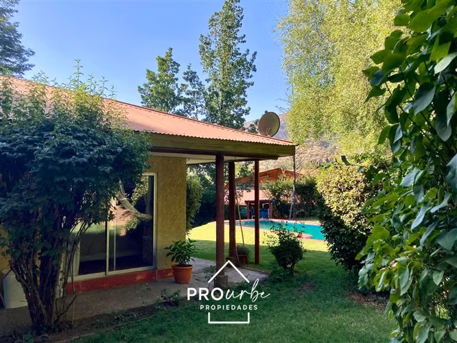 Parcela en arriendo, 3D/2B, piscina, en San José de Maipo