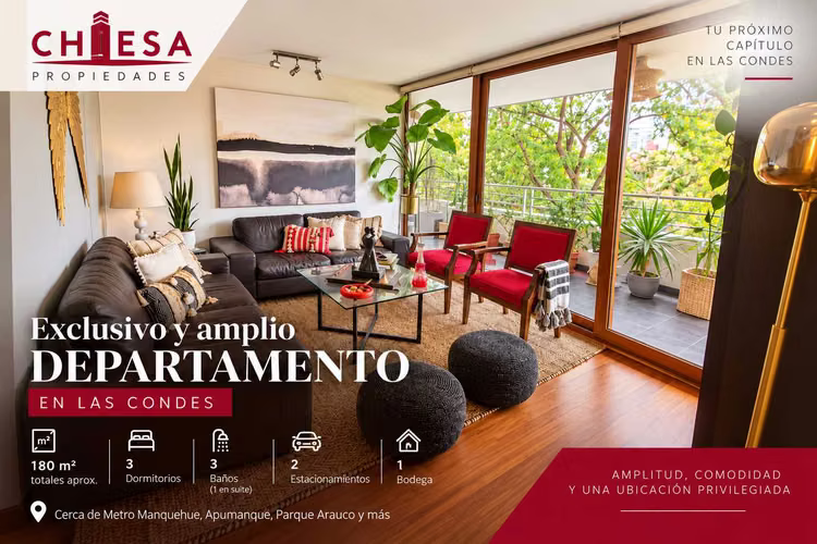 Amplio 180 m² a pasos de Metro Manquehue (181573) - Imagen 1