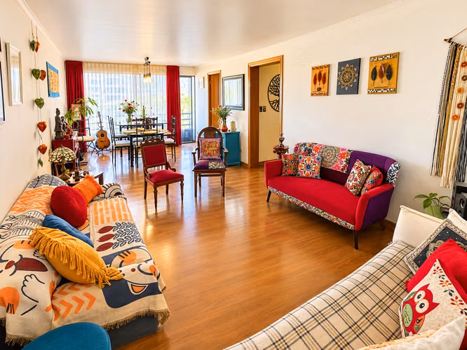 EXCLUSIVO DEPARTAMENTO 4D/4B EN SECTOR PARQUE ARAUCANO