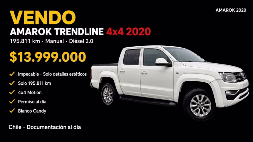 Volkswagen Camioneta completamente al día (valor bajo del precio comercial)