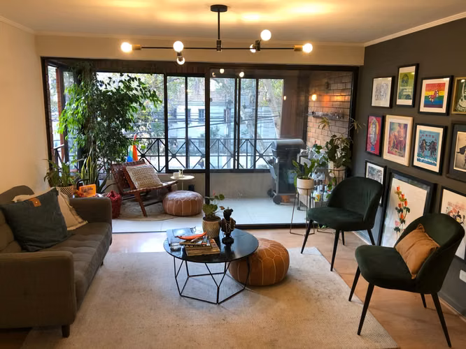 Arriendo, DEPARTAMENTO, Providencia. 1D/1B